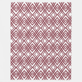 Art Deco Diamonds Fleecedecke