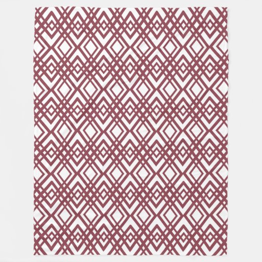 Art Deco Diamonds Fleecedecke (Vorderseite)