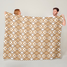 Art Deco Diamonds Fleecedecke