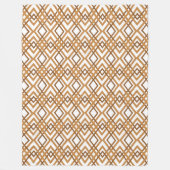 Art Deco Diamonds Fleecedecke (Vorderseite)