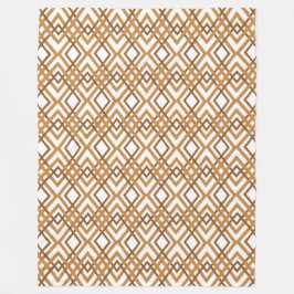 Art Deco Diamonds Fleecedecke