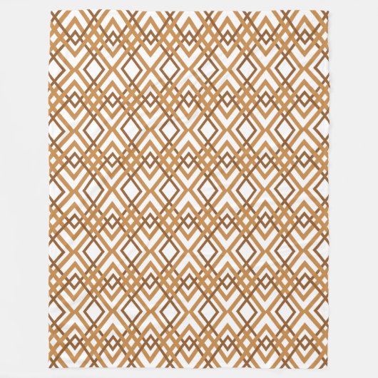 Art Deco Diamonds Fleecedecke (Vorderseite)