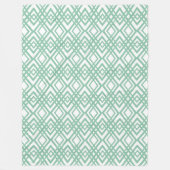 Art Deco Diamonds Fleecedecke (Vorderseite)