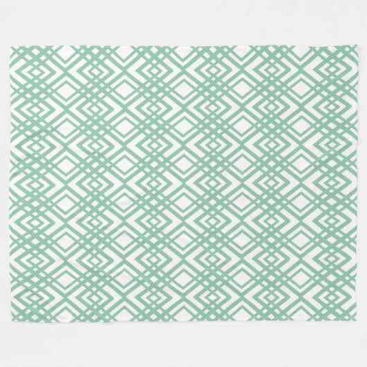 Art Deco Diamonds Fleecedecke (Vorderseite (Horizontal))