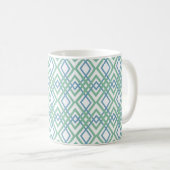 Art Deco Diamonds Kaffeetasse (VorderseiteRechts)