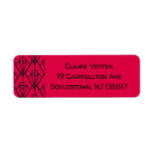 Art Deco Diamonds Label (Vorne)