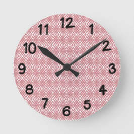 Art Deco Diamonds Runde Wanduhr