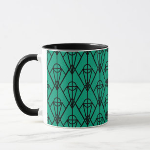 Art Deco Diamonds Tasse