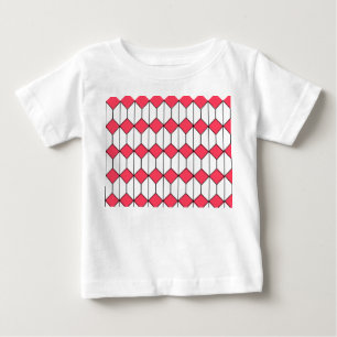 Art Deco Diamonds und Hexagons Baby T-shirt