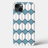 Art Deco Diamonds und Hexagons Case-Mate iPhone Hülle (Rückseite)