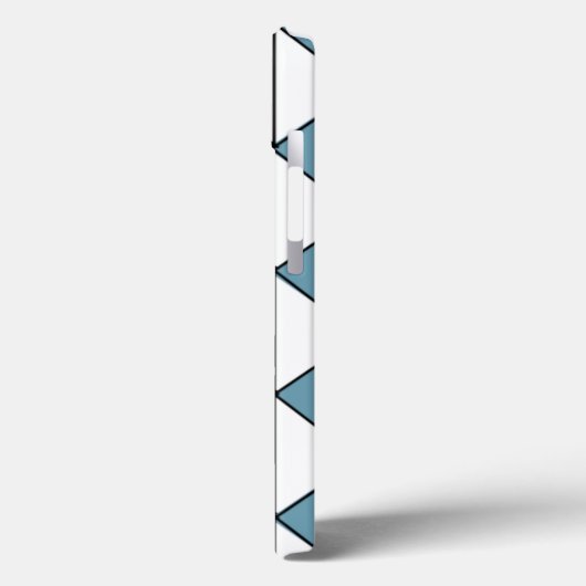 Art Deco Diamonds und Hexagons Case-Mate iPhone Hülle (Rückseite / Links)