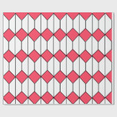 Art Deco Diamonds und Hexagons Geschenkpapier (Flach)