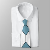 Art Deco Diamonds und Hexagons Krawatte (Gebunden)