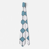 Art Deco Diamonds und Hexagons Krawatte (Vorderseite)
