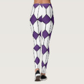Art Deco Diamonds und Hexagons Leggings (Rückseite)