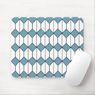 Art Deco Diamonds und Hexagons Mousepad