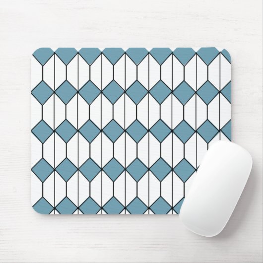 Art Deco Diamonds und Hexagons Mousepad (Mit Mouse)