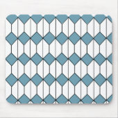 Art Deco Diamonds und Hexagons Mousepad (Vorne)