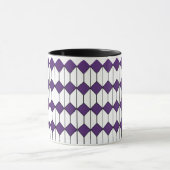 Art Deco Diamonds und Hexagons Tasse (Zentrum)