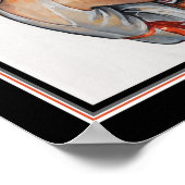 Art Deco "Die kleine dunkle Blondine sagte.." ca. Poster (Ecke)