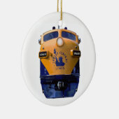 Art Deco Diesel Locomotive Keramik Ornament (Rechts)