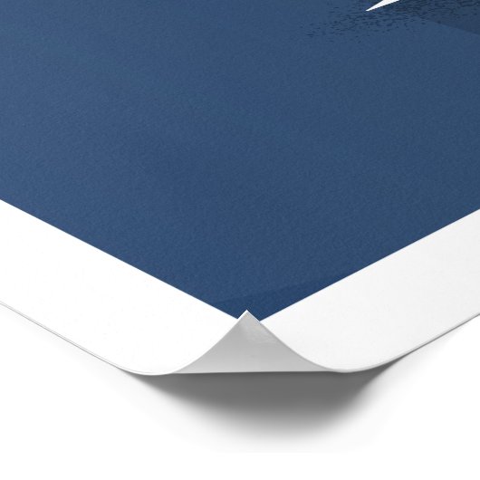 Art Deco Dirty Martini Poster (Ecke)