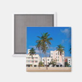Art Deco District in South Beach Miami Magnet (Vorderseite/Rückseite)