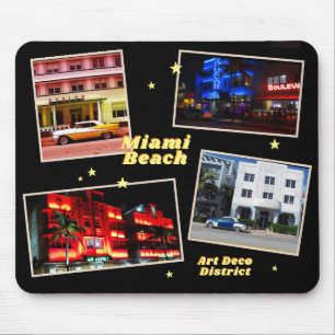 Art Deco District Miami Beach Mousepad