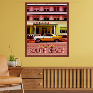 Art Deco District, Miami, Florida Poster