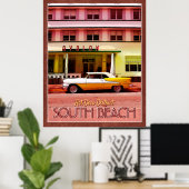 Art Deco District, Miami, Florida Poster (Heimbüro)