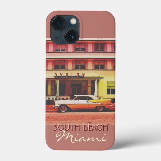 Art Deco District South Beach Miami Phone Case (Rückseite)