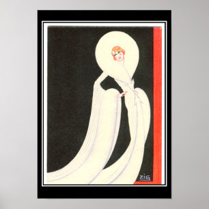 Art Deco Diva Star Vintage-Druckplakat Poster