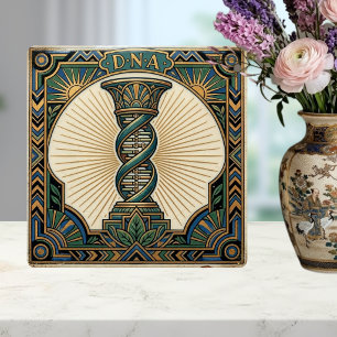 Art Deco DNS Biologie medizinisch vintage Fliese