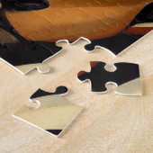 Art Deco Dog Face Puzzle (Seite)
