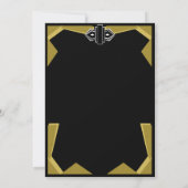 Art Deco Doll Einladung (Rückseite)