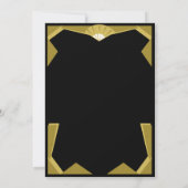 Art Deco Doll Einladung (Rückseite)