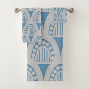 Art Deco Domes Badhandtuch Set
