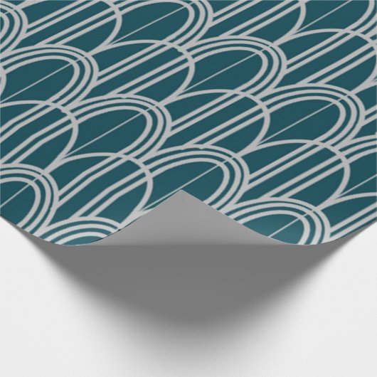 Art Deco Domes Geschenkpapier (Ecke)