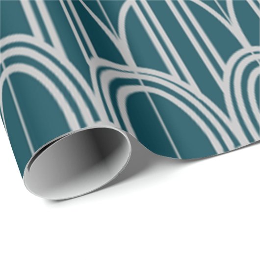 Art Deco Domes Geschenkpapier (Rolleneckpunkt)