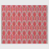 Art Deco Domes Geschenkpapier (Flach)