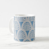 Art Deco Domes Kaffeetasse (Vorderseite Links)