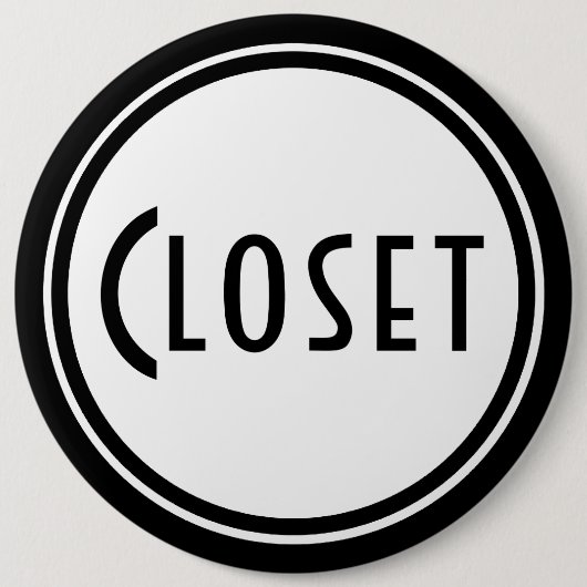 Art Deco Door Plaque Button (Vorderseite)