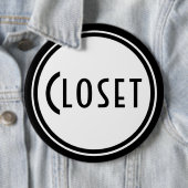 Art Deco Door Plaque Button (Beispiel)