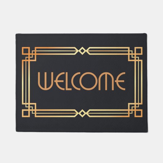 Art Deco Doormat Fußmatte (Vorderseite)