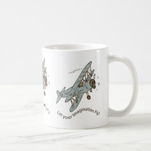 Art Deco-Doppeldecker - lassen Sie Ihrer Fantasie Kaffeetasse