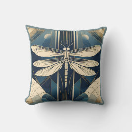 Art Deco Dragonfly Kissen