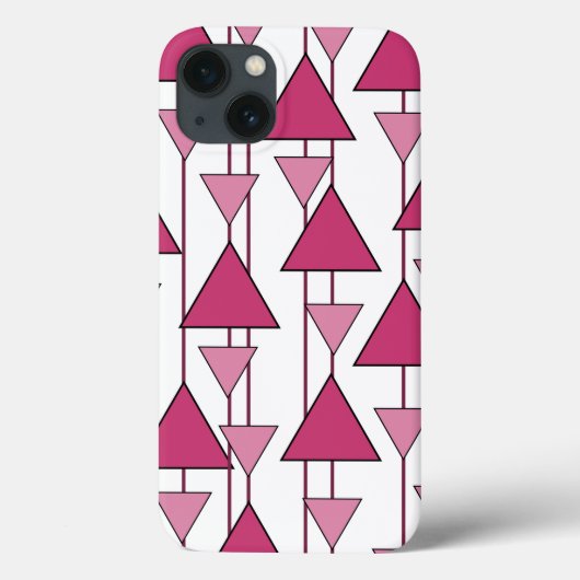 Art-Deco-Dreiecke Case-Mate iPhone Hülle (Rückseite)