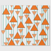 Art-Deco-Dreiecke Geschenkpapier (Flach)