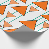 Art-Deco-Dreiecke Geschenkpapier (Ecke)