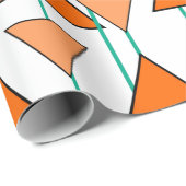 Art-Deco-Dreiecke Geschenkpapier (Rolleneckpunkt)